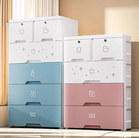 Armoire bébé moderne convertible multi-niveaux à tiroirs, en plastique épaissi, écologique et durable, pour chambre, salon, hôtel