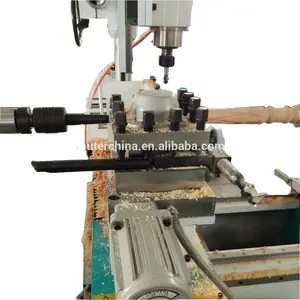 Best Price 1530 Auto Knife Table CNC Wood Lathe Machine For Turning Drilling Wood