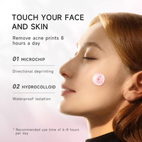 2024 nouveau Patch d'acné électrique maître invisible acide hyaluronique Microneedle Patch d'acné pour les soins de la peau