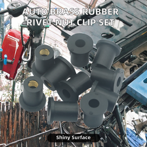 Clips de fixation automatique JM M3 M4 M5 M6 M8, insert d'expansion NBR, <span class=keywords><strong>rivet</strong></span> <span class=keywords><strong>aveugle</strong></span> en laiton et caoutchouc, écrou à vis, moto, poli, classe 6 pour l'exploitation minière - Product Image 2