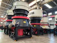 كسارة مخروطية هونغشينغ SC450S الأكثر مبيعًا بقوة 450 كيلوواط، محرك تيار متردد للمحامل والتروس، سعة كبيرة للتكسير الأولي للاستخدام في المحاجر