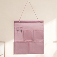 Organisateur mural de rangement en coton et lin multi-poches pour chambre, salle de bain, bureau – Gain de place, cadeau promotionnel, vente en gros