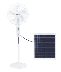 Solar Pedestal <b>Fan</b> 1317.9 DC Motor Non-Oscillating Mechanical <b>Control</b> Adjustable Height <b>Remote</b> <b>Control</b> Energy Efficiency A+ - Product Image 1