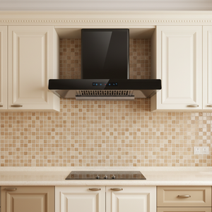 Campana de cocina de chimenea de 700mm, procesamiento de <span class=keywords><strong>esquina</strong></span> redonda pintada, la moda más Popular, gris, eléctrica, de acero inoxidable, montada <span class=keywords><strong>en</strong></span> la pared - Product Image 6