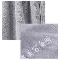 Ensemble de linge de lit en microfibre personnalisé avec logo pour spa, salon de beauté, table de massage, serviette et housse de lit pour institut de beauté