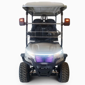 Voiturette de golf électrique de luxe 4 places, moteur 5KW, vitesse 30km/h, batterie lithium, capacité de charge 300kg, sièges silencieux et confortables, carrosserie élégante - Product Image 2