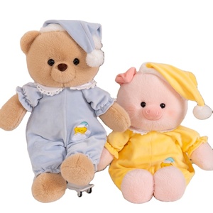 Peluche Personalizzati all'Ingrosso 31-50cm, Maialino e Orsetto Super Morbidi, Giocattoli Antistress per Aziende - Product Image 1