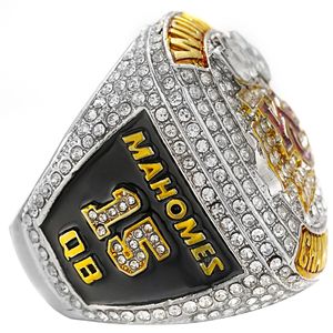 Fabricant Logo personnalisé Sports Zinc Alloy Gold Championship Ring Basketball Softball Hockey Metal Gold Championship Ring - Product Image 1