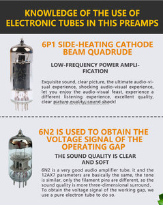 Amply đèn MONA High <span class=keywords><strong>Power</strong></span> MN210 2.0 kênh 6P1/6N2, amply gia đình, điện áp tùy chỉnh miễn phí - Product Image 2