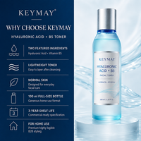 Tonique facial à l'acide hyaluronique et à la vitamine B5 100 ml, liquide léger, éclaircissant, hydratant en profondeur, rafraîchissant, soin de la peau équilibrant et doux