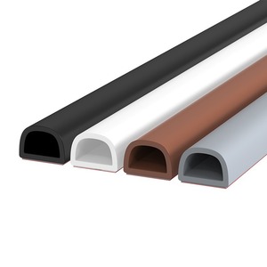 Silicone Door <b>Gap</b> Sealing Strip 93 In Long Soundproof Minimalist Design For Wooden Doors And Windows - Product Image 3