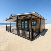 Maison conteneur extensible à double aile de 20 pieds et 40 pieds - Maison modulaire préfabriquée pour atelier, bureau à domicile, boutique |   Design moderne 2 ans