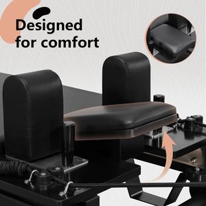 CZFIT Reformer de Pilates Plegable Multifuncional Ajustable de Aluminio Negro para Ejercicios de Yoga y Pilates, para Uso en Casa y Estudio - Product Image 4