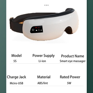 Masseur oculaire intelligent sans fil chauffant mini EMS avec musique pour le soin des yeux - Product Image 4