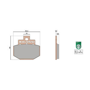 Plaquettes de frein MHR SYNT homologuées - Product Image 1
