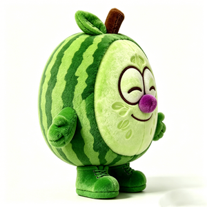 Personaliza el peluche de sandía, peluche de sandía relleno, lindo peluche de sandía - Product Image 1