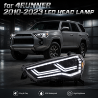 Phare projecteur double LED intégré pour Toyota 4Runner, résistant aux hautes températures, ABS, vente directe d'usine NAFU