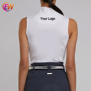 동관 EW 패션 숙녀 승마 의류 맞는 빠른 건조 민소매 셔츠 - Product Image 4