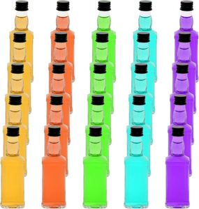 <b>200ml</b> Round Shaped PET Whisky & Wine <b>Bottle</b> with Screw Cap and Screen Printing - Product Image 3