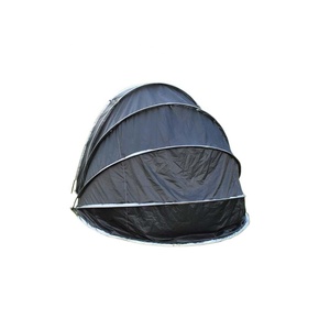 Carpa de Viaje Aislada para las Cuatro Estaciones, <span class=keywords><strong>Plegable</strong></span>, <span class=keywords><strong>Impermeable</strong></span>, para 4 Personas, con una Habitación y 2 Puertas, Fabricada con Tela Oxford 210D, para Montar en el Automóvil - Product Image 1