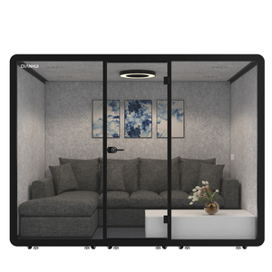 <span class=keywords><strong>Cabine</strong></span> Acoustique Insonorisée Économique pour Bureau, Module de Bureau Préfabriqué Silencieux avec Canapé et Bureau - Product Image 2
