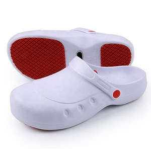 Chaussures de sécurité de cuisine légères et imperméables antidérapantes bleues <span class=keywords><strong>pour</strong></span> l'été, pantoufles confortables en EVA, chaussures de travail <span class=keywords><strong>pour</strong></span> hôtel avec embout en acier - Product Image 3