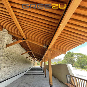 Maison écologique en bambou vert Conception de chalet en bois structurellement conçue Loge détachable préfabriqué pour vivre - Product Image 3
