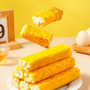 Carrés de pâtisserie aux œufs chinois en gros, gâteau éponge traditionnel doux et moelleux, collation sucrée classique - Product Image 5