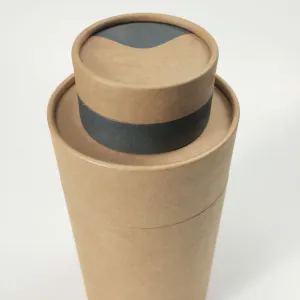 100% Recycled Custom Cylinder Round Paper Tubes Packaging Box Container Biodegradable Cosmetic Cardboard Tubes Box For Tea