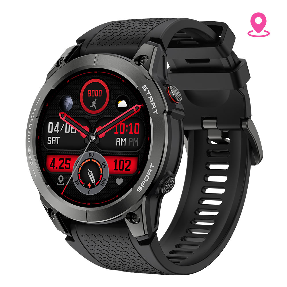 S53Z GPS Smart Watch 1.43Inch AMOLED Outdoor Sport Relojes IP68 Waterproof Fitness Tracker Men Women Smartwatch 2026