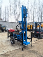 Promotion Exceptionnelle : Foreuse Rotative Hydraulique Entièrement Automatique sur Chenilles de 22 CV pour Puits d'Eau Profonds (100-150 Mètres)