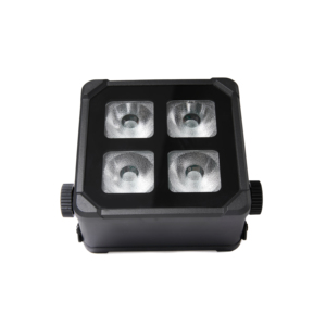 Mini projecteur à batterie 60W RGBWAUV avec contrôle DMX512 et application mobile pour fêtes, discothèques et extérieur - Product Image 2