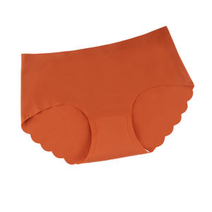 Sous-vêtements en latex naturel thaïlandais pour femmes, <span class=keywords><strong>culotte</strong></span> en latex taille mi-haute, soie glacée, sans couture - Product Image 2