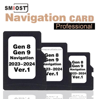Cartes mémoire de voiture SMIOST pour Android Navigation CID Memorial TF Card GPS Nav Sat pour Lexus Gen 8 9 Europe