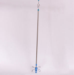 Gantungan infusi tiang <span class=keywords><strong>Iv</strong></span> kait transfusi Rumah Sakit terpasang di langit-langit medis baja tahan karat - Product Image 4