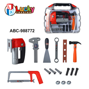 Jouets de rôle pour enfants Luckytoys, jeux de simulation, ensemble d'outils de réparation pour tout-petits avec boîte en plastique portable - Product Image 2