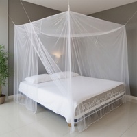 Grande moustiquaire rectangulaire pour lit double, queen ou king, pour chambre à coucher, 190x180x150cm, fabriquée à Huzhou, Chine