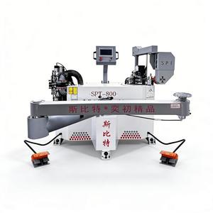 เครื่องพับขอบโค้งแบบแขนพับ ควบคุมด้วย PLC 380V 6.5kW สำหรับการผลิตไม้อัดและแผ่นปาร์ติเคิลบอร์ด รองรับการใช้งานรูปทรงหลากหลาย - Product Image 1