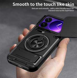 <span class=keywords><strong>เคส</strong></span>โทรศัพท์ Xiaomi 17 <span class=keywords><strong>Pro</strong></span> 17 Ultra แบบมีฝาปิดเลนส์กล้องเลื่อนได้ ป้อง<span class=keywords><strong>กัน</strong></span>เลนส์ พร้อมขาตั้งแม่เหล็ก - Product Image 2
