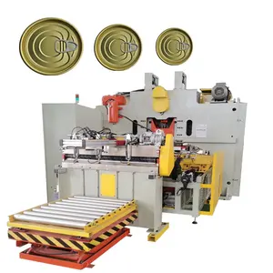 Oval Round Tinplate Aluminum Easy Open End EOE Key Door Lid Making Machine Production Line