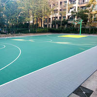Dalles de sol emboîtables pour terrains de basketball extérieurs 3x3, certifiées CE, à prix d'usine, pour revêtements de sol de terrains de sport