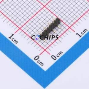 ZX-PZ1.0-1-8PWZ Pin Header SMD,P=1mm Connector ( Pin Structure: 1x8P )( Pitch: 1mm )( Round Pin / Square Pin: Pin Header ) - Product Image 1