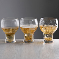 Verres à bière artisanale en verre transparent, tasses à café américaines, verres à jus, verres à latte, verres à bière et à whisky pour restaurants