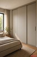 Porte coulissante de placard Prima Mirror Panel en bois composite pour dressing