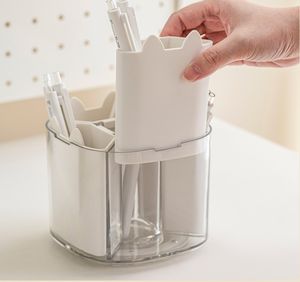 Organizzatore per cassetti Desktop staccabile a 9 slot a 360 gradi con supporto per arte rotante cancelleria pennarello pennarello pennarello - Product Image 5