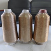 High Tenacity Metallic Yarn 150D MS /MHS zebra Lurex Metallic Yarn for Embroidery