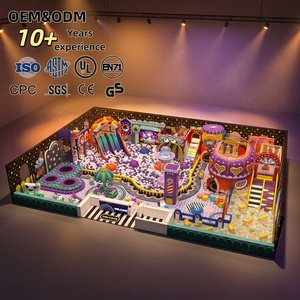 Equipo de Juegos Interior Personalizado WONDER WHARF con Temática de <span class=keywords><strong>Circo</strong></span>, Trampolín, Muro Musical TAP MUSIC, Carrusel, Piscina de Pelotas y Fuente |   OEM y ODM FEC - Product Image 1