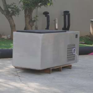 Moderna Bañera de Hidromasaje de Acero Inoxidable para Atletas, Bañera de Hielo Independiente para Spa, Baño Interior - Product Image 6