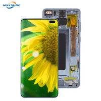 Nueva llegada Original LCD para Samsung teléfonos móviles de pantalla táctil para Samsung Galaxy S10 Plus LCD para Samsung S10 +