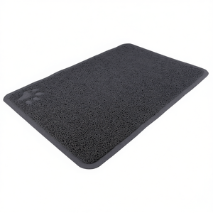 Tapis pour bac à litière pour chat en PVC 40 x 60 cm Anthracite - Product Image 2